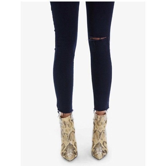 MOTHER THE PIXIE ANKLE FRAY HOLD HANDS TIGHTLY SIZE 25 stretch - Picture 4 of 12